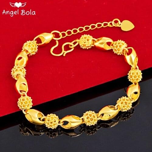 Fashion High-end Hollow Exquisite Dubai Bride Wedding Turkey Bracelet Arab Luxury Jewelry Women Muslim Bracelets Gift Wholesale