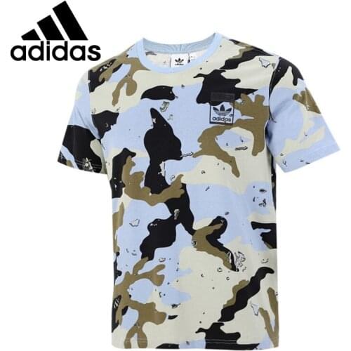 Original New Arrival Adidas Originals CAMO AOP TEE Mens T-shirts short sleeve Sportswear