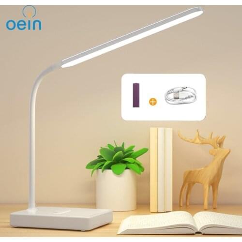 Desk Lamp Led Table Lamp Usb Charging Eye Protection Foldable Three-color Touch Dimmable Reading Light Study Bedside Lamp