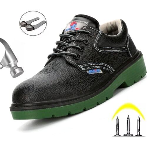 NGNVIYWB Mens Steel Toe Work Safety Shoes Lightweight Breathable Anti-smashing Anti-puncture Non-slip Reflective Casual Sneaker