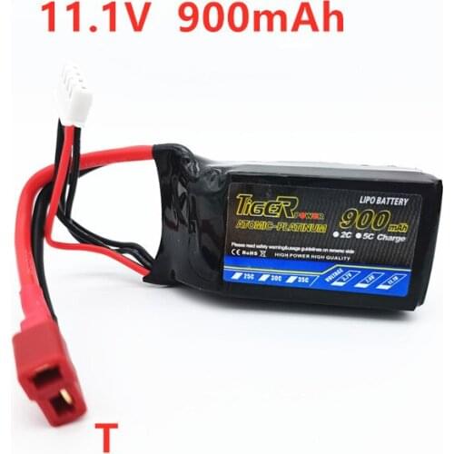 New 11.1V 900mAh Lipo Battery For RC toy Car Airplane Helicopter 3s Lithium battery 11.1 V 30C battery with JST/T/XT60 Plug