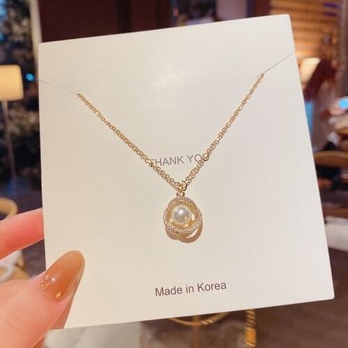 Fashion Classic Personality Necklace Female Temperament Hollow Birds Nest Pendant High Sense Necklace Geometric Party Jewelry