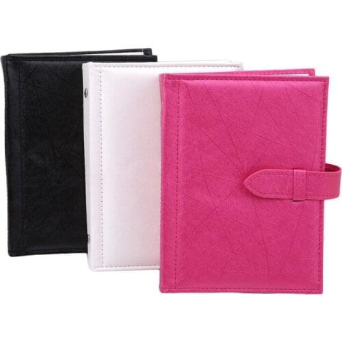 Portable Women Fashion Leather Jewelry Book Storage Bag Stud Earrings Collection Necklace Display Box Storage Accessories