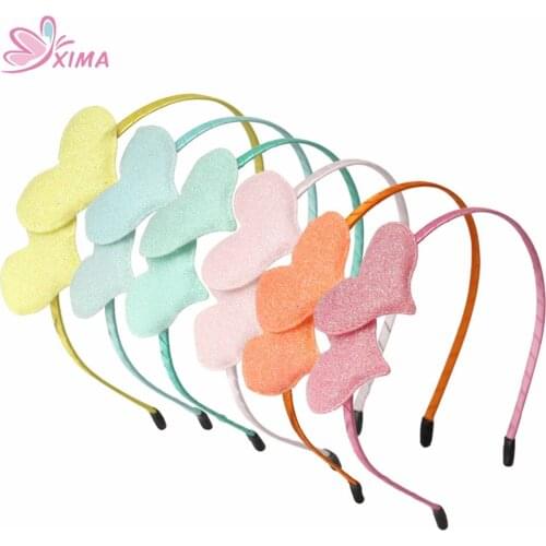 XIMA 1PC Cute Heart Headband Hair Bands Headwear Korean Style Hair Accessories for Girls Spring Color