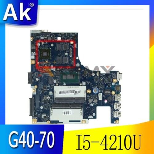 Applicable to G40-70 Notebook Motherboard I5-4210U (2G) Number NM-A271 FRU 5B20G36694