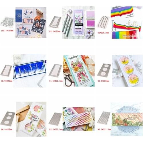 Rectangular Frame Round Alphabet Set Metal Cutting Dies Scrapbooking Album Paper DIY Cards Crafts Embossing Dies New 2020