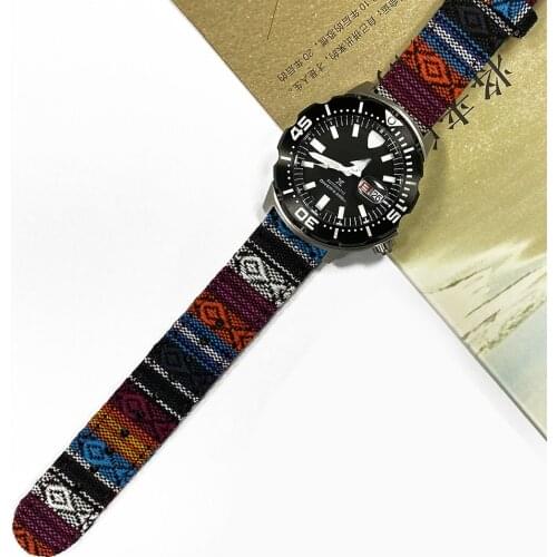 Nato Strap Watch Band 20mm 22mm For Samsung Galaxy Huawei Watch Multicolor Woven Nylon Bracelet Wristband Accessories