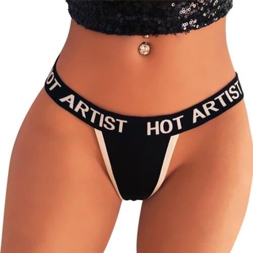 Letter Sexy Lingerie Panties For Women G-string Briefs Underwear Panties T String Thongs Knickers Women Underwear