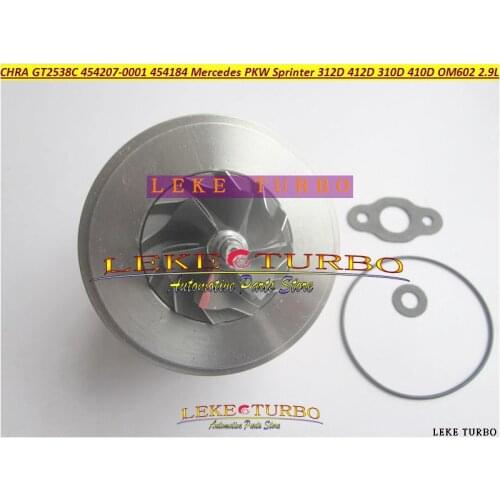 TURBO Cartridge CHRA GT2538C 454207-0001 454207 454184 454111 For Mercedes PKW Sprinter 212 312D 412D 210D 310D 410D OM602 2.9L