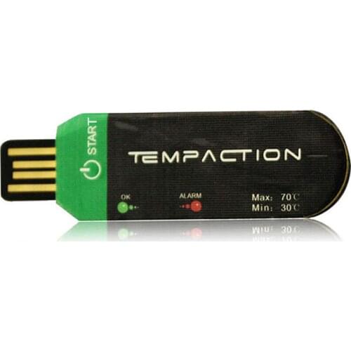 USB Temperature Humidity Data Logger Recorder Storage Temperature Monitoring 12000 Points IP67 Automatically PDF Data Logger