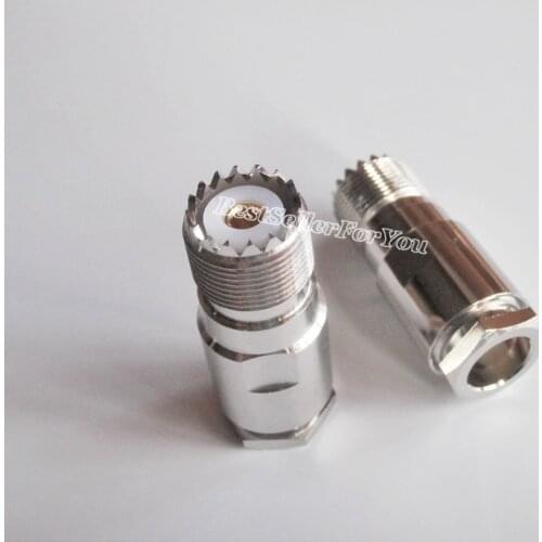 1Piece UHF SO-239 Female SO239 SO-239 Clamp For RG8 RG213 RG165 LMR400 Cable RF Connector
