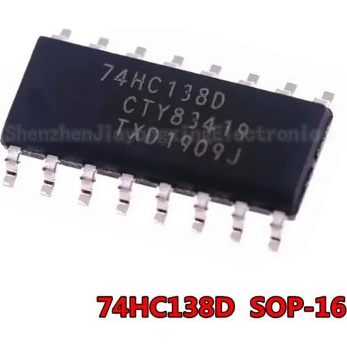 10PCS 74HC138D SOP16 74HC138 SOP SN74HC138DR SMD new and original IC