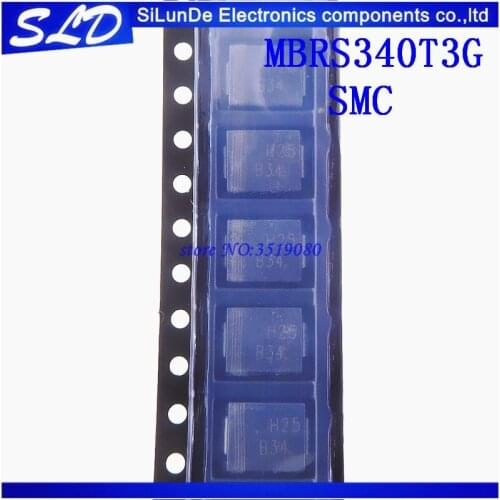 20pcs/lot MBRS340T3G MBRS340 B34 340 SMC new and original in stock