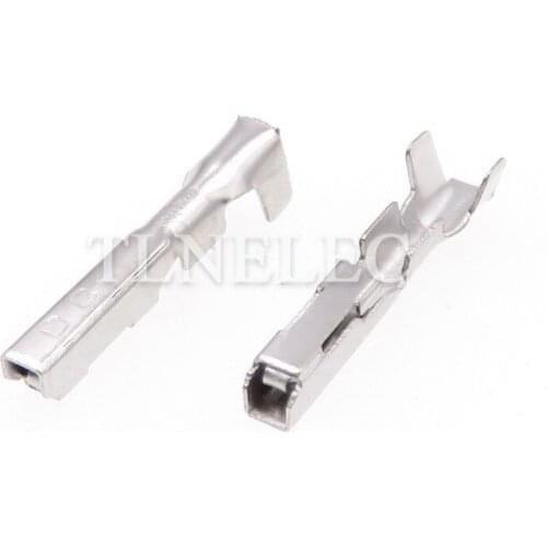 50pcs/lot 1.0mm Automotive Terminal Car Connector Metal Pins Wire Terminals Tinn Splice of DJ621C-1x0.6 AUTO Insert Spring