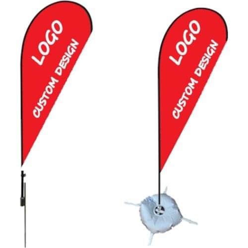 9.2' UNIVERSAL Hybrid Swooper Pole for Tall Flutter Advertising Curved Top Flag