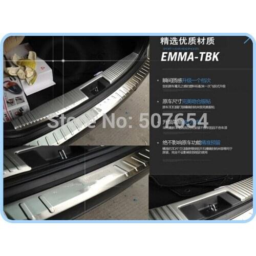 Free shipping!Higher star stailness steel build-in rear pumper footplate+build-out rear pumper footplate For Honda Vezel 2015