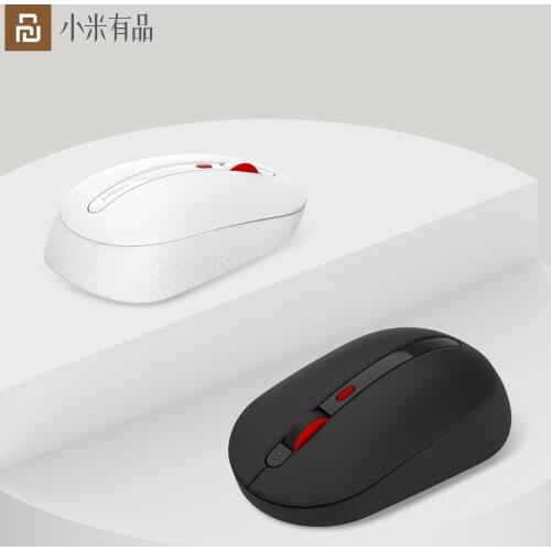 Original Xiaomi MIWU Portable Mouse Remote Wireless Optical RF 2.4GHz 1000DPI Dual Mode Connect Computer Windows 7 / 8 / 10 XP