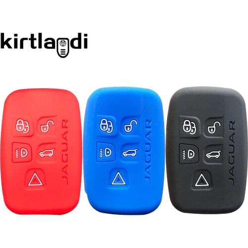 5 Button Smart Remote Key Cover Holder Case for Jaguar XJ XF XL XK XE XJL 2013-2017 Keychain Key Case Fob Keyless Shell Skin Fob