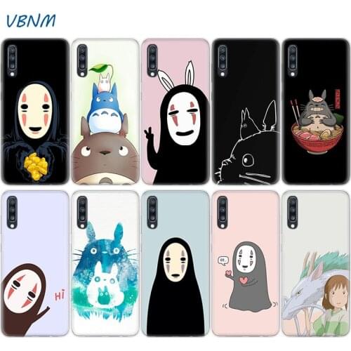 Anime Totoro Ghibli Spirited Phone Case For Samsung Galaxy A51 A71 A50 A70 A20 A30 A40 A10 A20E J4 J6 A6 A8 A7 A9 2018 Cover