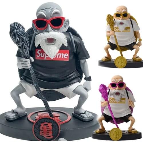 Dragon Ball GK Dragon Ball Z Budokai Master Roshi Trendy Clothes Turtle Fairy Boxed Figure Car Decoration White Black Purple Box