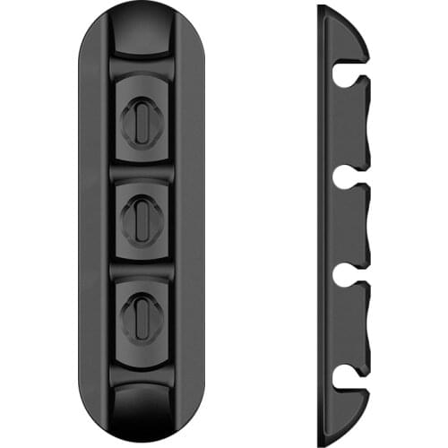 Cable Organizer & Magnetic Plug Case Box Silicone USB Cable Winder Flexible Cable Management Clips for Mouse Earphone Holder