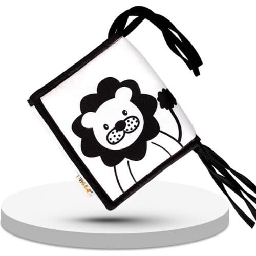 6 Pages Infant Cloth Book Cute Cartoon Animal Cognitive Story Book Early Educational Baby Toys 0 12 Months Bed Crib Bumpers