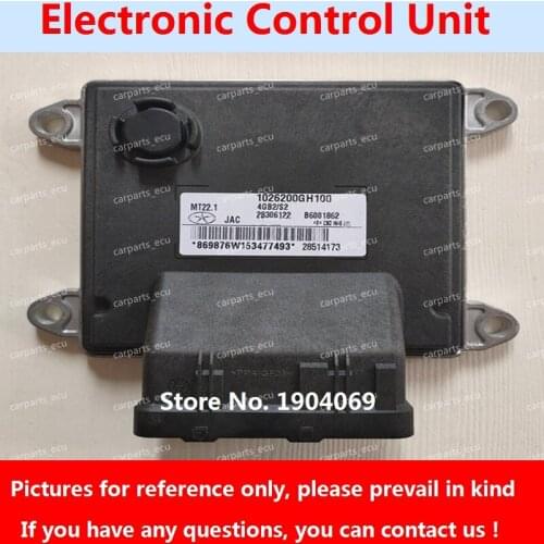 Engine Computer Board B6002208 1026200GH05R 28324787 42017566 MT22 ECU B6001862 1026200GH100 28306122 For JAC Car