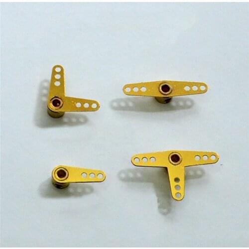 1PCS Aperture 3MM Rudder Rocker Arm for Simulation RC Ship Boat Model Metal Steering Rocker Arm Upgrade Kit