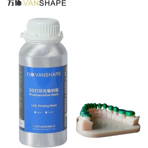 Vanshape DLP/LCD 3D Printer Materials Light Curing Photosensitive Resin For Dental Casting