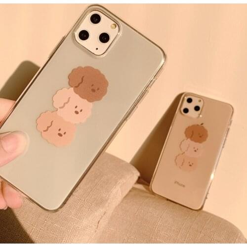 Cartoon dog puppy poodle cute Phone case for iPhone 11 Pro XS MAX X XR 8 6s Plus case silicon for coque iPhone 7 6 6S Plus cases