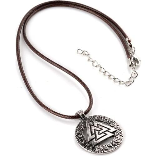 Fashion Myth Scandinavian Necklace Viking Symbol Pendant Hammer Necklace Jewelry