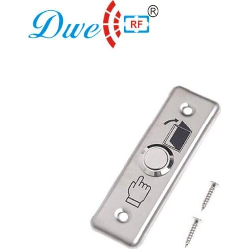 DWE CC RF Access control kits NO/COM door exit push release button for electric strike locks