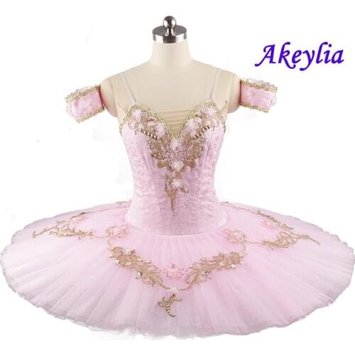 Nutcracker Professional Ballet Tutus Pink For Girls Adult Sugar Plum Fairy Tutu Dress Sleeping Beauty Classical Ballet Costume