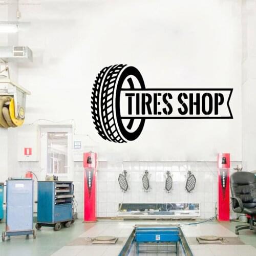 NEW Wall Sticker Car Repair Self Adhesive Vinyl Wallpaper For Garage Room Stickers Wall Decal garage logo Poster