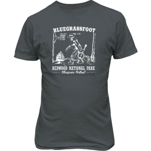 Bluegrass Bigfoot Banjo Folk Band Vintage Rock Concert Music Mens T-Shirt