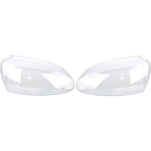 1 Pair Car Headlight Cover Headlight Head Lamp Lenses Clear Lens Covers For VW Golf MK5 2005-2009 Lens Cover Headlight Lenses