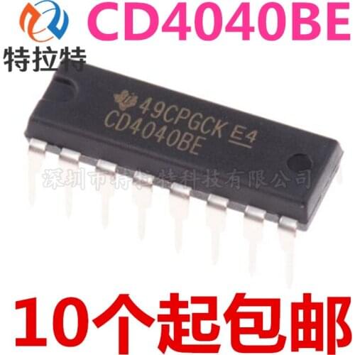 10pcs/lot Cd4040be Cd4040 Dip-16 Binary Serial Counter/Divider Brand New & Original