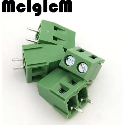 20pcs KF128-2P DG128 5.00MM 300V 10A 5mm pitch connector pcb screw terminal block connector 2pin