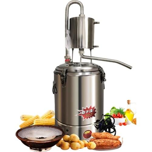 220V Household Moonshine Still Electric heating automatic liquor steamer intelligent liquor making dew machine distillation