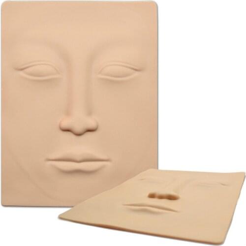 3D Silicone Face Tattoo Practice Skin High Quality Design False Skins For Beginners Tattoo Permanent Makeup Practice