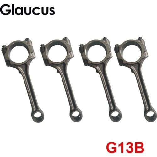 4pcs G13B engine connecting rod con rod for Suzuki Jimny Swift 1300 Cultus Samurai 1298CC 1.3L SOHC 16V