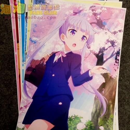 8Pcs NEW GAME! Anime Picture Posters Figures Poster 42x29cm Toys for Wall Home Decoration Kids Adult Gift