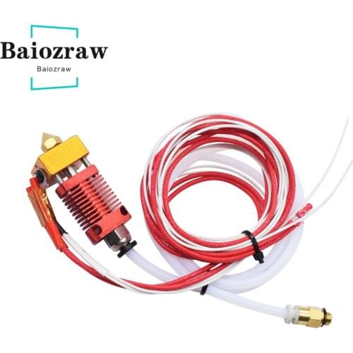 3D Printer Parts Metal CR10 Hotend Extruder Hot End Kit 0.4mm Nozzle Aluminum Heated Block for Ender3/CR10/CR10S Pro