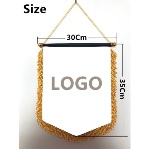 30 cm * 35 cm pennnat flag custom logo