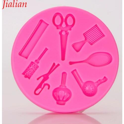 Makeup tools Shape fondant silicone mold for kitchen baking chocolate pastry candy Clay making cupcake lace decoration FT-0145