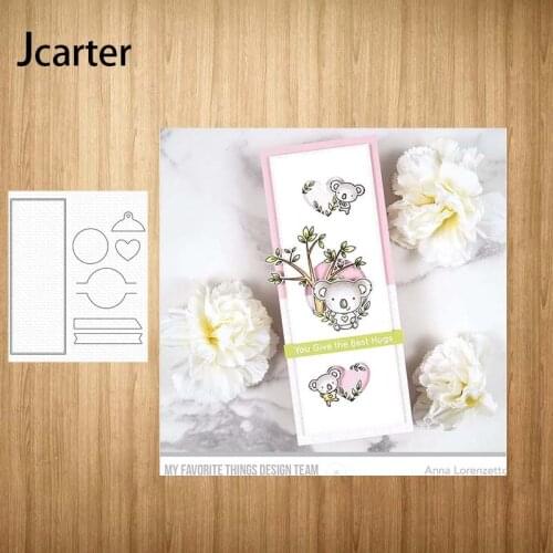 Tag Heart Circle Rectangle Metal Cutting Dies Craft Stencil Scrapbook Handmade Tools Make Album Model Punch Blade Decor Template