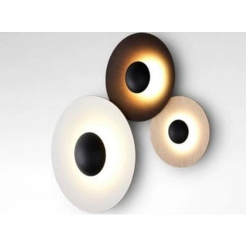 Nordic Wood Wall Sconces Creative wall lamp Bedroom Bedside Lamp Balcony Background decoration Lmaps