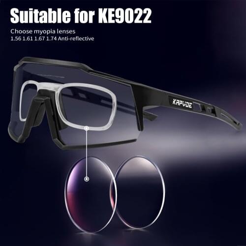 Optical Lenses For KE9022 Style Prescription 1.56 1.61 1.67 1.74 Aspheric Myopia Frame Sunglasses Bike Eyewear Cycling Glasses