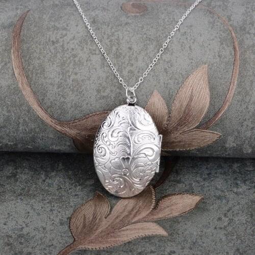 Silver plated Necklace 925 jewelry silver Pandant Fashion Jewelry MOIGFVWK