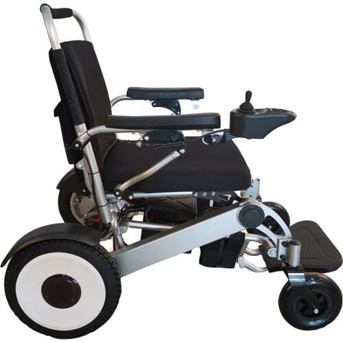 Health care product YL-V12 aluminum alloy foldable electric wheelchair lightweight durable safe for the handicapped and old